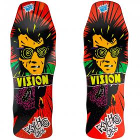 10x30 Vision Old School Psycho Stick Double Take Re-Issue Deck - Cracked Metallic