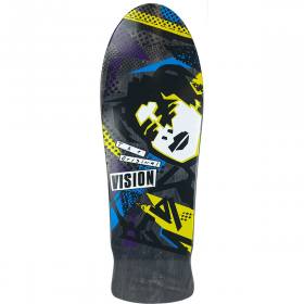 10x30 Vision Old School Gonz Re-Issue Deck - Black Stain