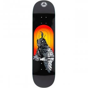 8.25x31.75 Welcome Mothman On Evil Twin Deck - Black/Glitter