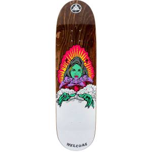 8.5x31.625 Welcome Mushroom Witch On Pysanka 2.0 Deck - Brown Stain