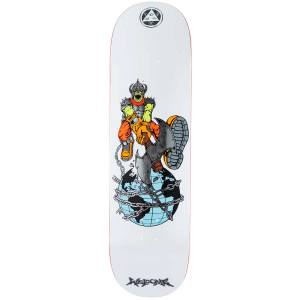 8.75x32.45 Welcome Unchained On Evil Twin Deck - White/SilverFoil