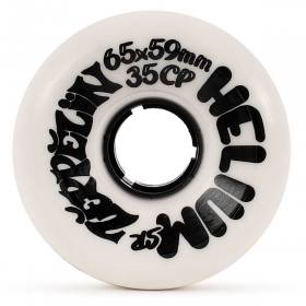 65mm 95a Zeppelin Aero Works Superthane Helium SR Wheels - White