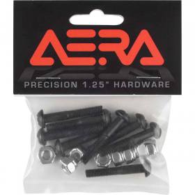 Aera Trucks Hardware - Black/SIlver 1.25" Trusshead