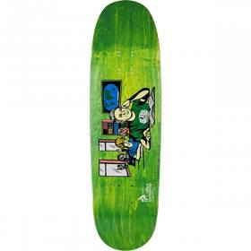 9x32 Alien Workshop Sammy Montano Welcome Class Shaped Deck - Green Stain