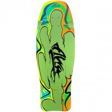 10.75x32 Alva Aggression Fish Re-Issue Deck - Green