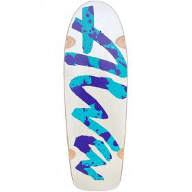 10.75x34.25 Alva Metallic Rocker Deck - Pearl - Pre-Gripped