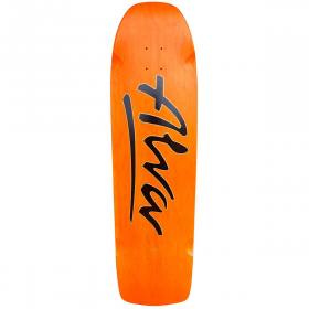 10x36.25 Alva Power Station Short Stuff Deck - Orange/Gold