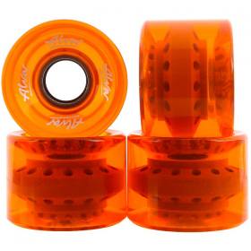 60mm 83a Alva Cruiser Wheels - Clear Orange