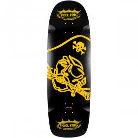 10.375x33.75 Pool King Pirate Deck - Black/Yellow