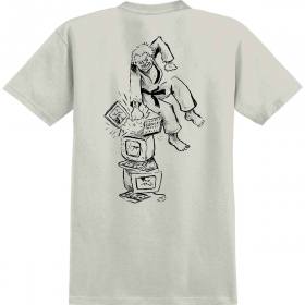 Antihero I Hate Computers T-Shirt - Ice Grey