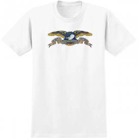 Antihero Eagle T-Shirt - White/Blue/Multi