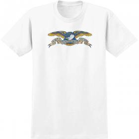 Antihero Eagle Youth T-Shirt - White/Blue/Multi