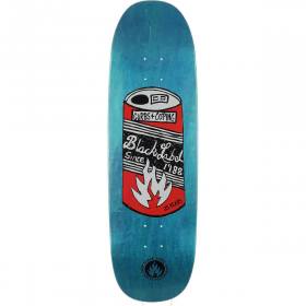 8.88x32.25 Black Label 35 Years Can Black Widow Shaped Deck - Blue Stain