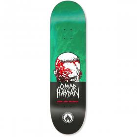 8.625x32.25 Black Label Omar Hassan Seek & Destroy Deck - Green Stain