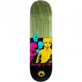 8.5x32.38 Black Label Welcome To 1988 Colors  Deck - Green Stain