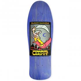 10x32 Blockhead Omar Hassan Magic Carpet #1 Re-Issue Shaped Deck - Blue Stain