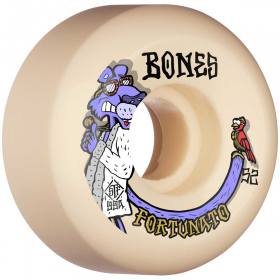 52mm 99a Bones STF V5 Sidecut Gabriel Fortunato Pimpin Wheels - White