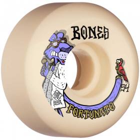 54mm 99a Bones STF V5 Sidecut Gabriel Fortunato Pimpin Wheels - White