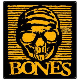 Bones Wheels Black & Gold Banner - 34" x 36"