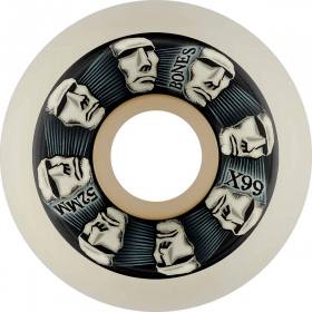 52mm 99a Bones X-Formula V5 Side-Cut Head Rush Wheels - White