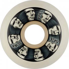 55mm 99a Bones X-Formula V5 Side-Cut Head Rush Wheels - White