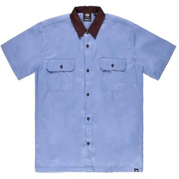 blue collar work shirt