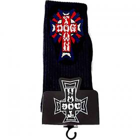 Dogtown Cross Logo Color Crew Socks - USA/Black