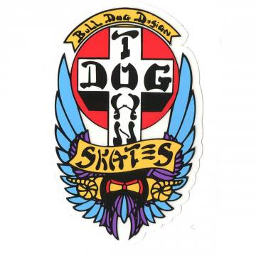 Dogtown Skateboards OG Bull Dog 70s Sticker - 4