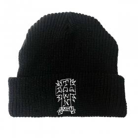 Dogtown Gonz Cross Cuff Beanie - Black