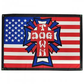 Dogtown USA Flag - Red/White/Blue 46" x 60"