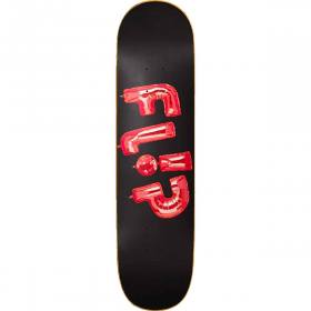 8.25x31.75 Flip Team Balloons Full Shape Deck - Black/Red
