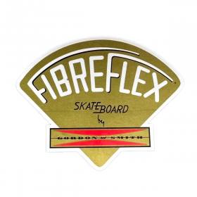 G&S FibreFlex Large Sticker - Gold 4.5" x 3.5"