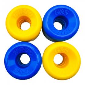 63mm 86a G&S YO-YO Re-Issue Wheels - Blue & Yellow