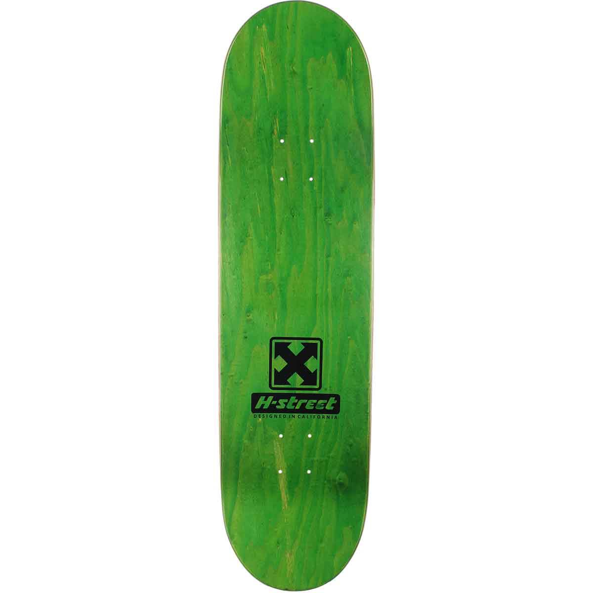 DANNY WAY スケートボードデッキ グリーン H-Street Danny Way Serpent & Rabbit Pop Skateboard Deck - Grren