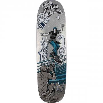 8.9x32.5 H-Street Pat Duffy Back Lip Park & Pool Shaped Deck - Silver