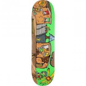 8.25x31.8 H-Street Pat Duffy Street Scene Guest Deck - Green