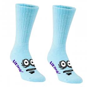 Heroin Big Egg Socks - Light Blue