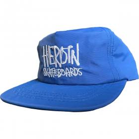 Heroin Script Nylon Snapback Hat - Royal Blue