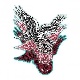 Independent Trucks BTG Eagle Clear Mylar Sticker - Assorted Colors 6" x 5.4"