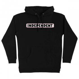 Independent Trucks Bar Logo Heavyweight Pullover Hoodie - Black