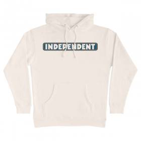 Independent Trucks Bar Logo Heavyweight Pullover Hoodie - Bone