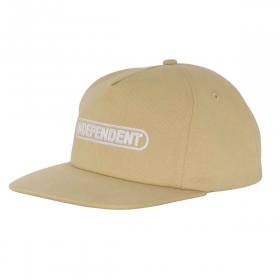 Independent Trucks Baseplate Mid Profile Snapback Hat - Tan