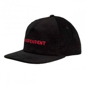 Independent Trucks Beacon Mid Profile Unstructured Snapback Hat - Black
