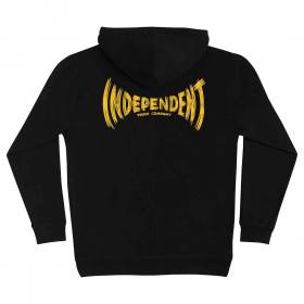 Independent Trucks Carved Span Heavyweight Pullover Hoodie - Black