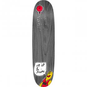 8.25x31.82 Krooked Brad Cromer Up Egg Shaped Deck - Black Stain