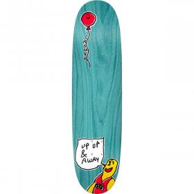 8.25x31.82 Krooked Brad Cromer Up Egg Shaped Deck - Teal Stain