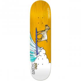 8.12x32 Krooked Sebo Walker Surfin Deck - Yellow Stain