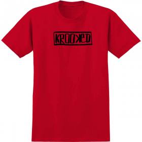 Krooked Box T-Shirt - Red/Black