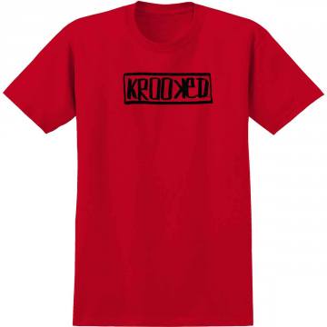 Red and black box sales shirt