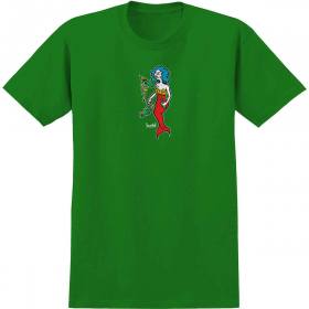 Krooked Mermaid T-Shirt - Kelly Green/Multi